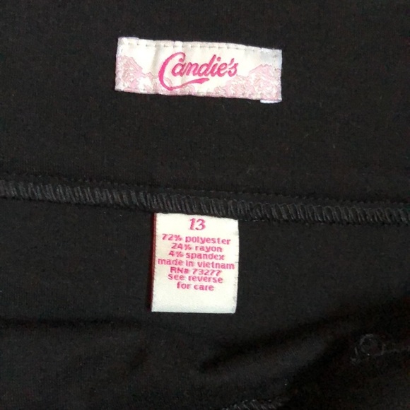 Candies size 13 black above the knee straight skirt never worn fits 10-12 - Picture 3 of 8